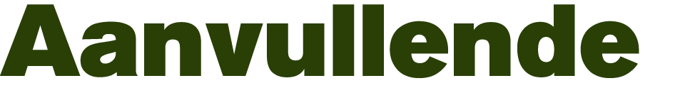Aanvullende