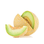 Cantaloupe melon with slices isolated on white background.; Shutterstock ID 1683714655; purchase_order: SEO