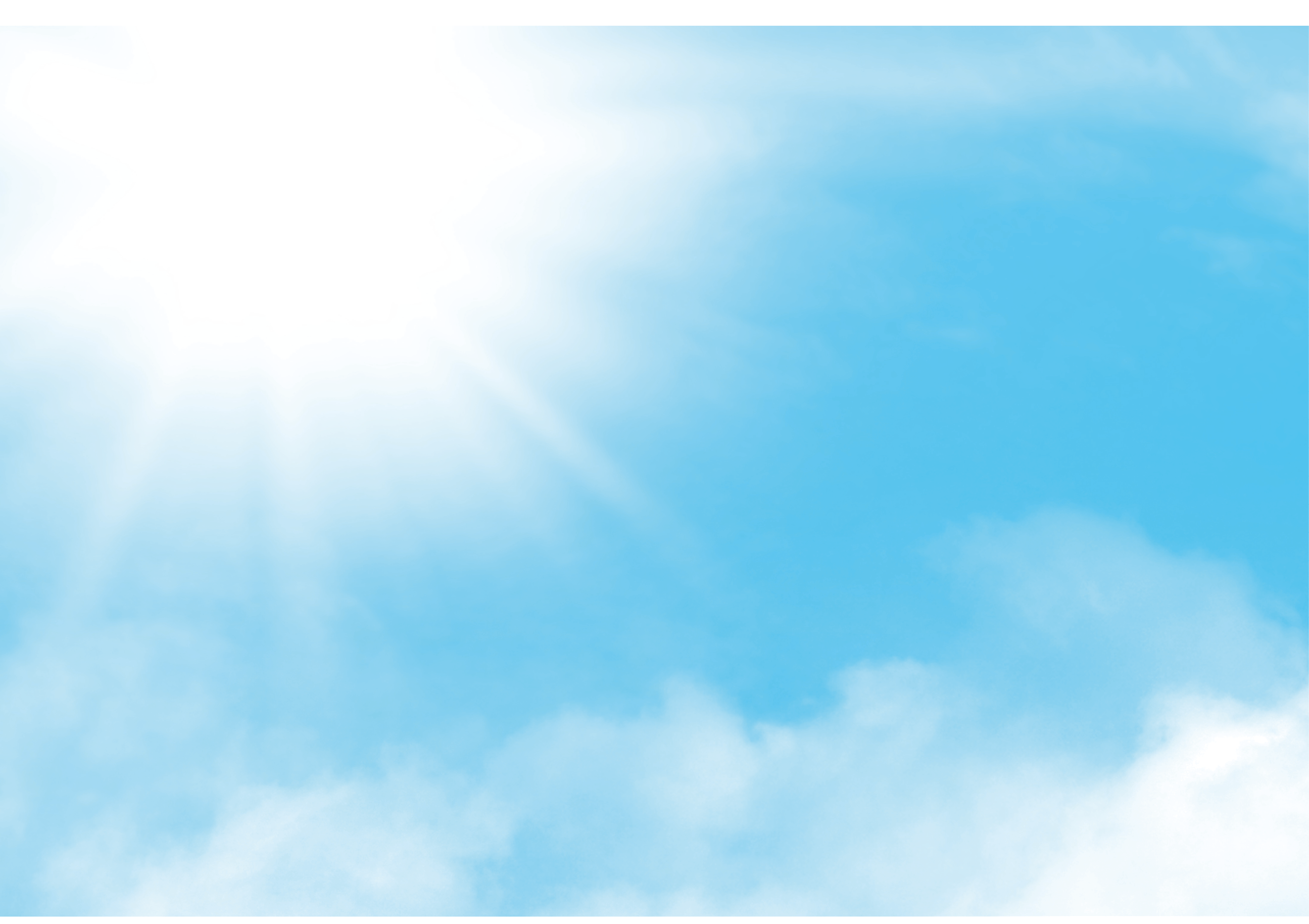Abstract sunny sky with clouds texture wide background