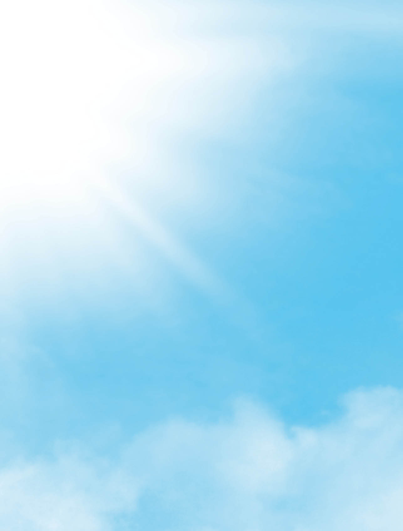 Abstract sunny sky with clouds texture wide background