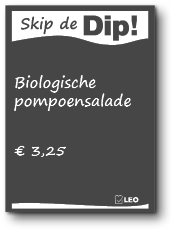 Biologische pompoensalade € 3,2