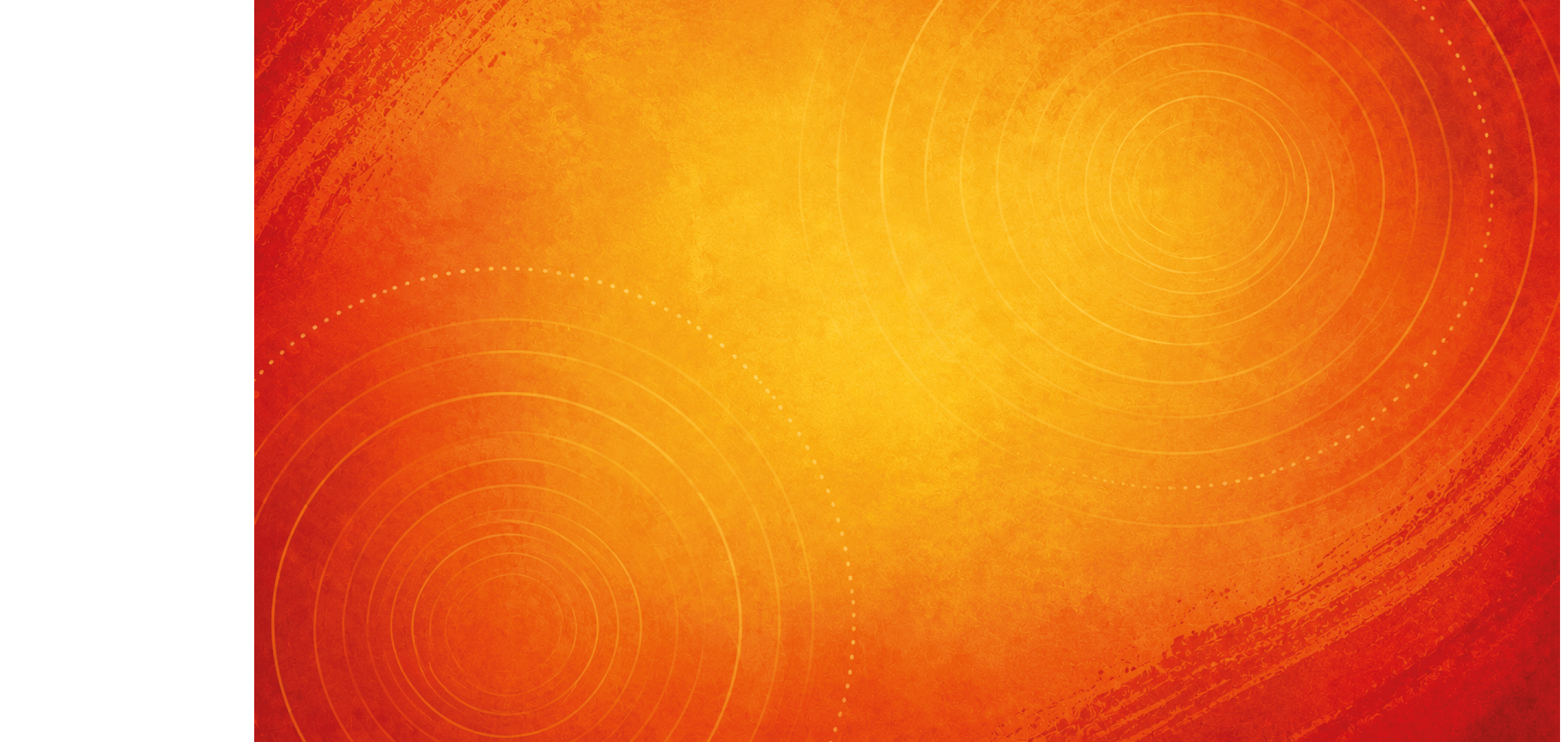A yellow and orange painting with swirls and circles. Description generated by AI