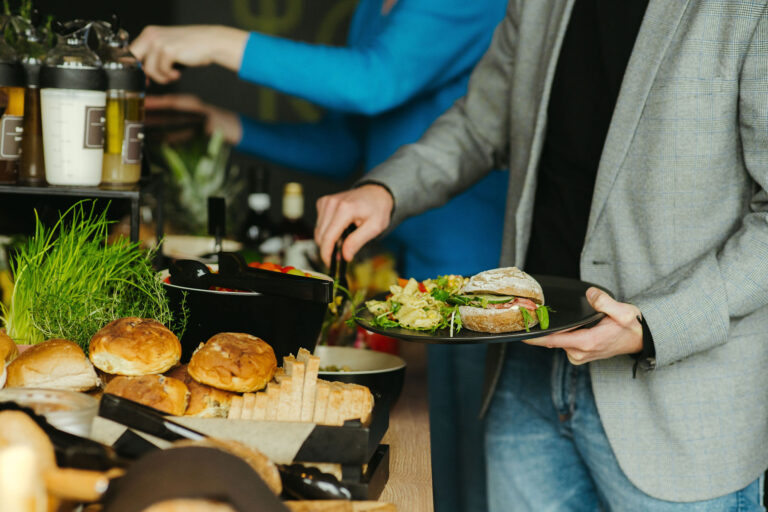 Gezonde lunch op kantoor