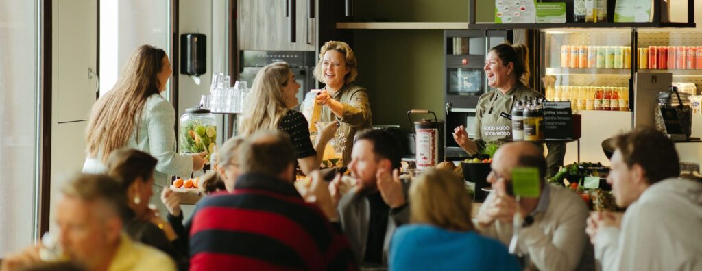 Gezonde lunch op kantoor