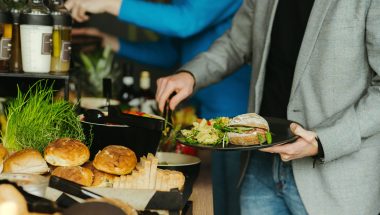 Gezonde lunch op kantoor