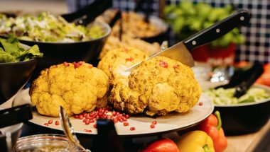 seizoensgroente bloemkool cateringbuffet